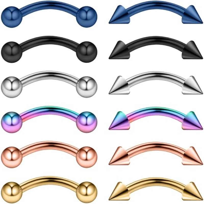 12 STUKS 16G Chirurgisch Staal - Body Jewelry Surgical Steel recensie en prijs