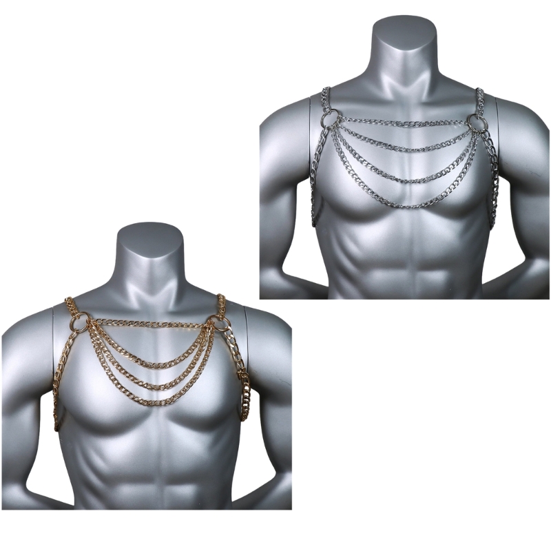 Mannen sexy metalen lichaam bo - Body Jewelry Retainers recensie en prijs