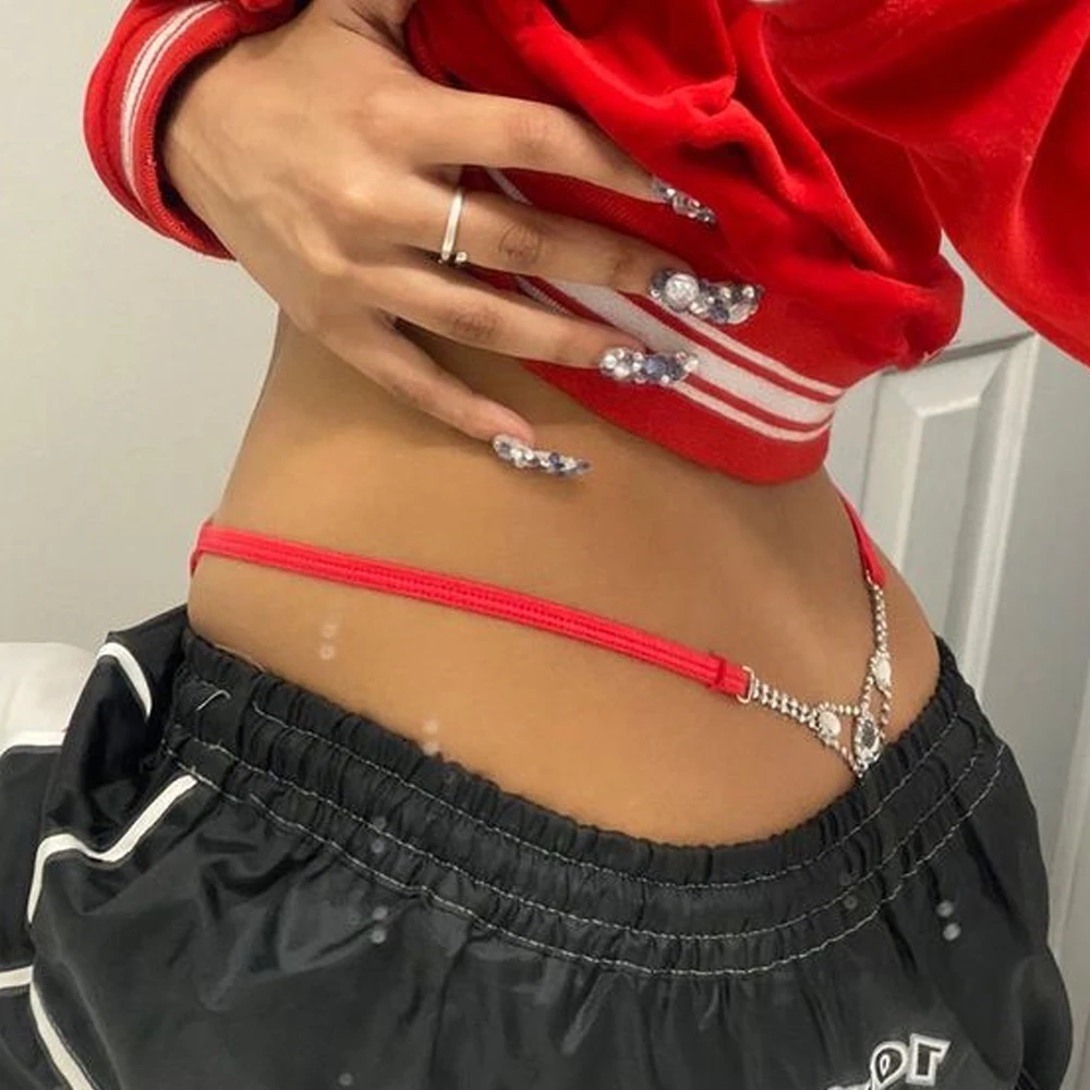 Sexy Ronde Strass String Verst - Body Jewelry Retainers recensie en prijs